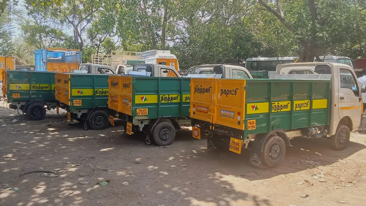 Fleet of municipal mini trucks